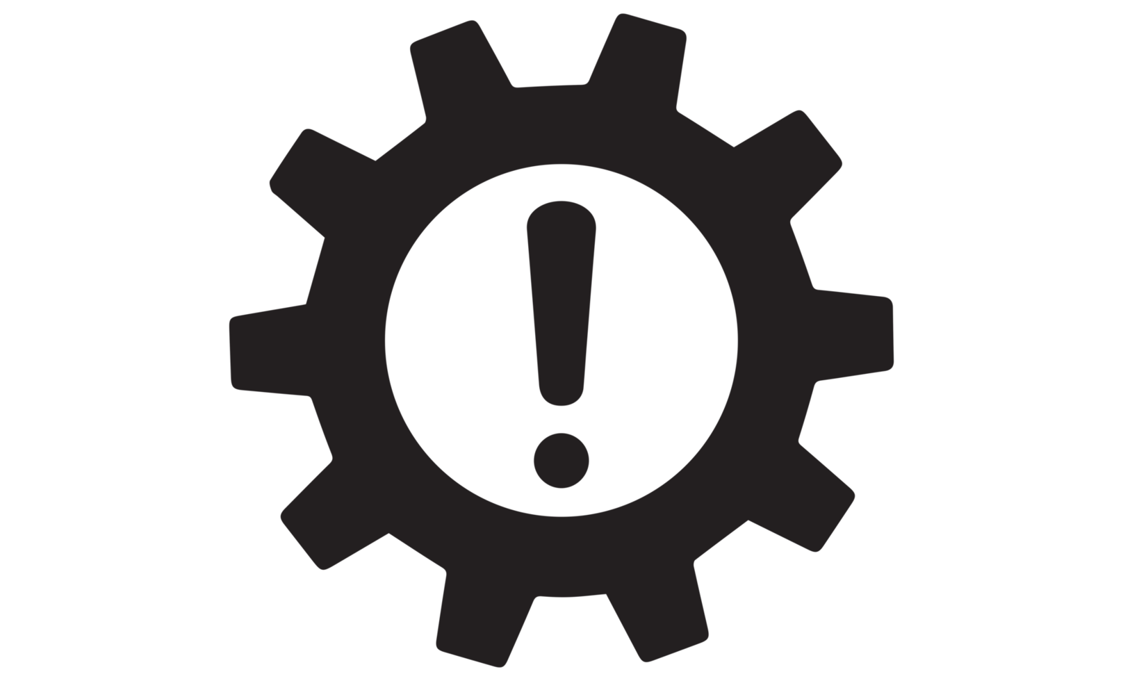 gear icon on transparent background png