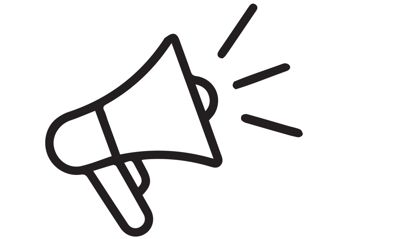 megaphone isolated on Transparent Background png