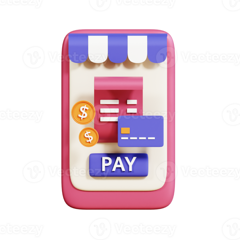 Shopping and Retail 3D Icon png