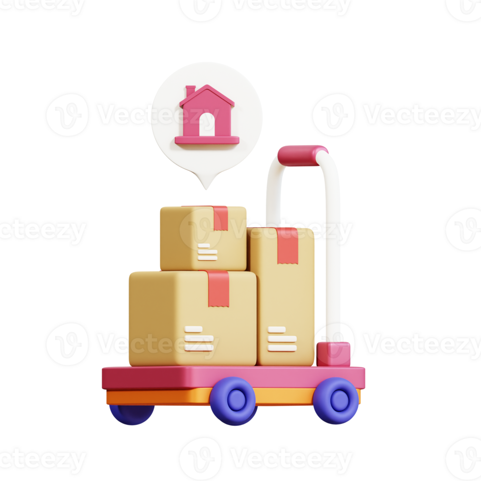 Shopping and Retail 3D Icon png