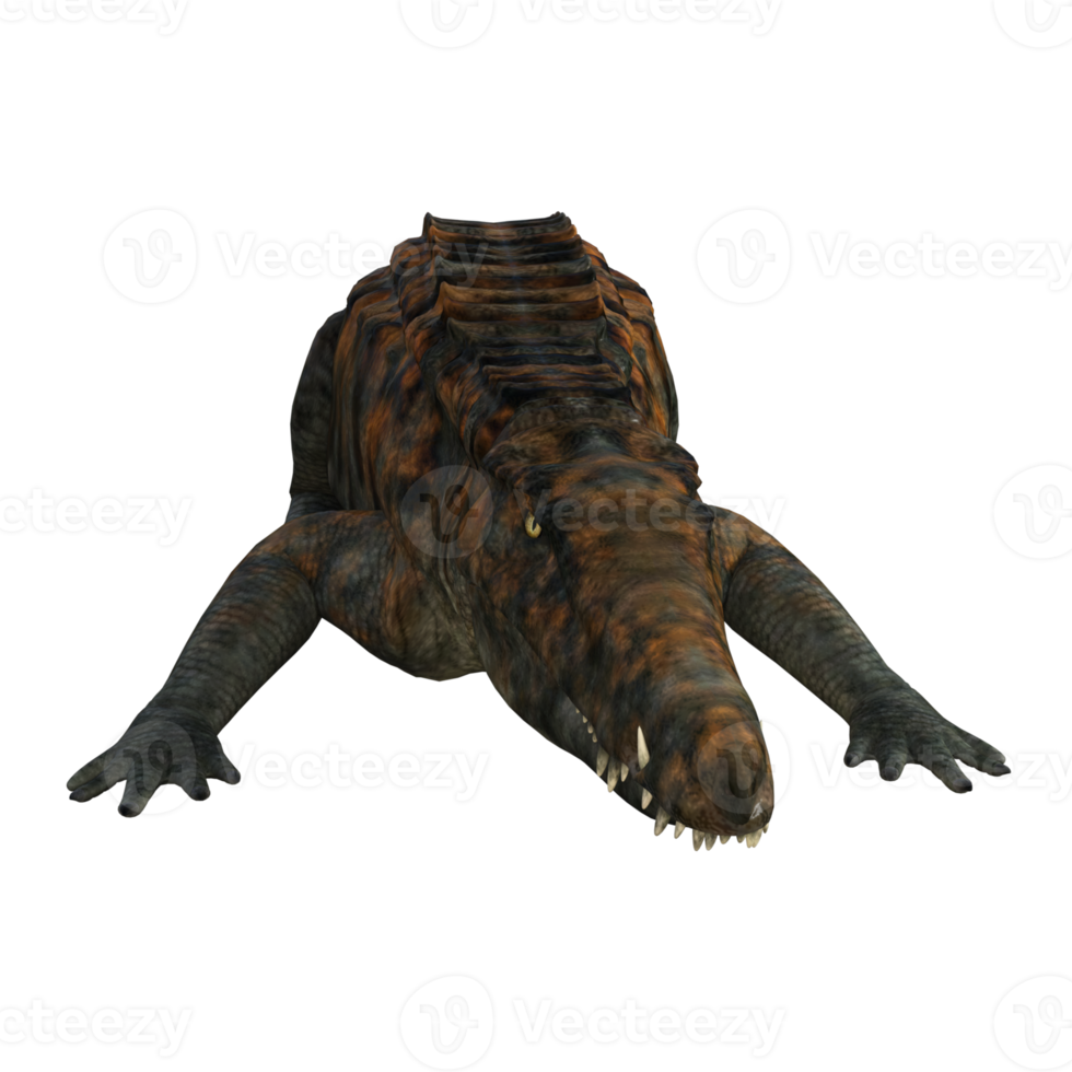 uberabasuchus dinosaurio aislado 3d hacer png