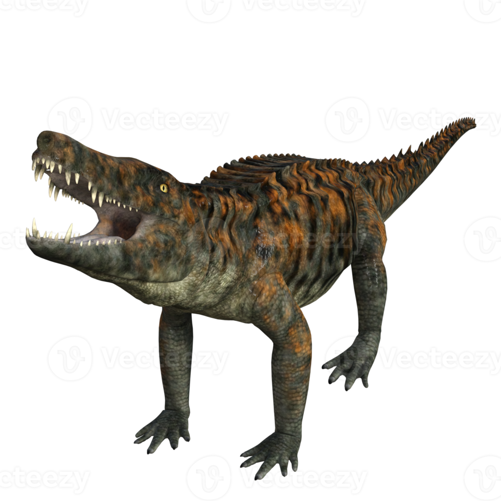 uberabasuchus dinosaurie isolerat 3d framställa png