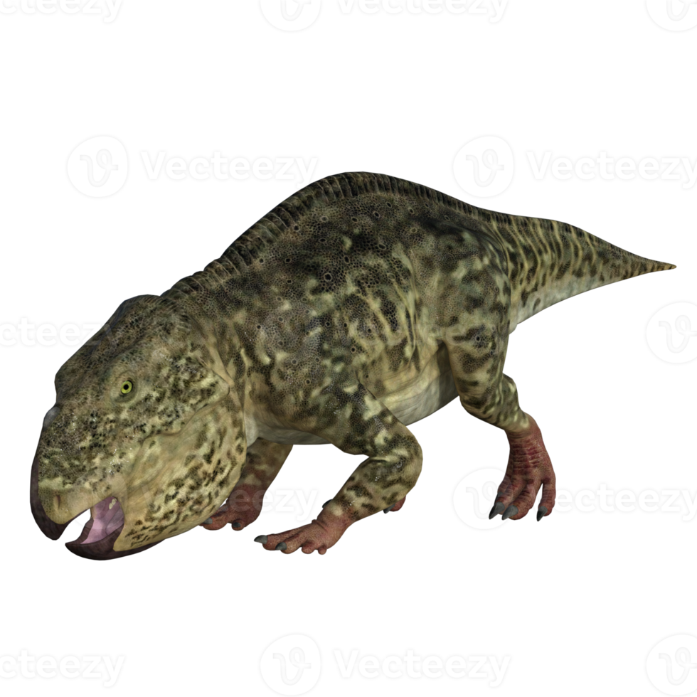 udanoceratops dinosaurie isolerat 3d framställa png