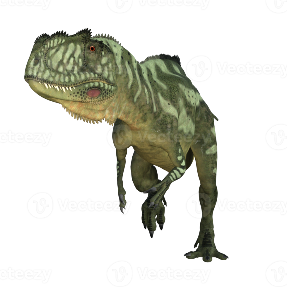 Yangchuanosaurus Dinosaurier isoliert png