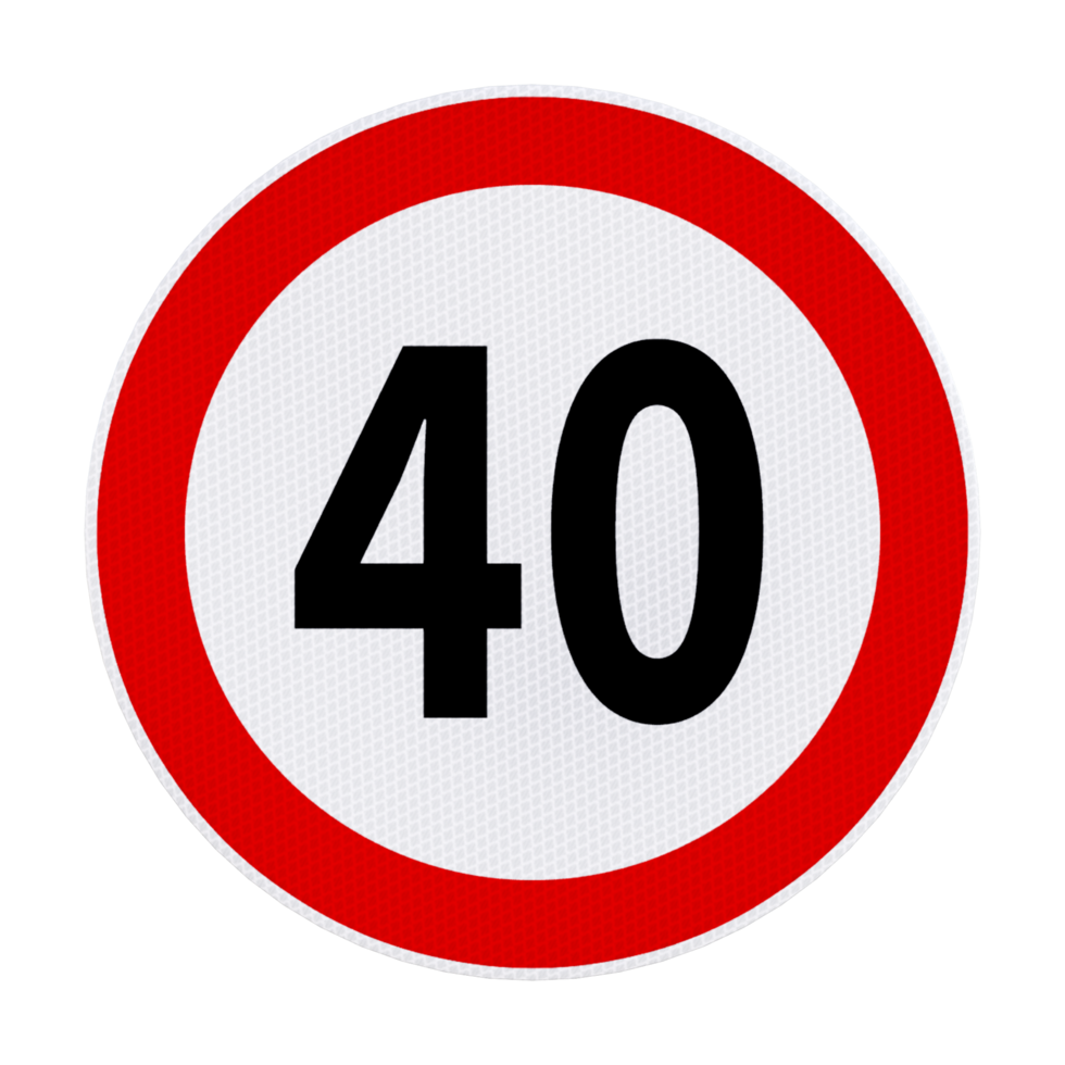 traffic signs isolated 3d render png
