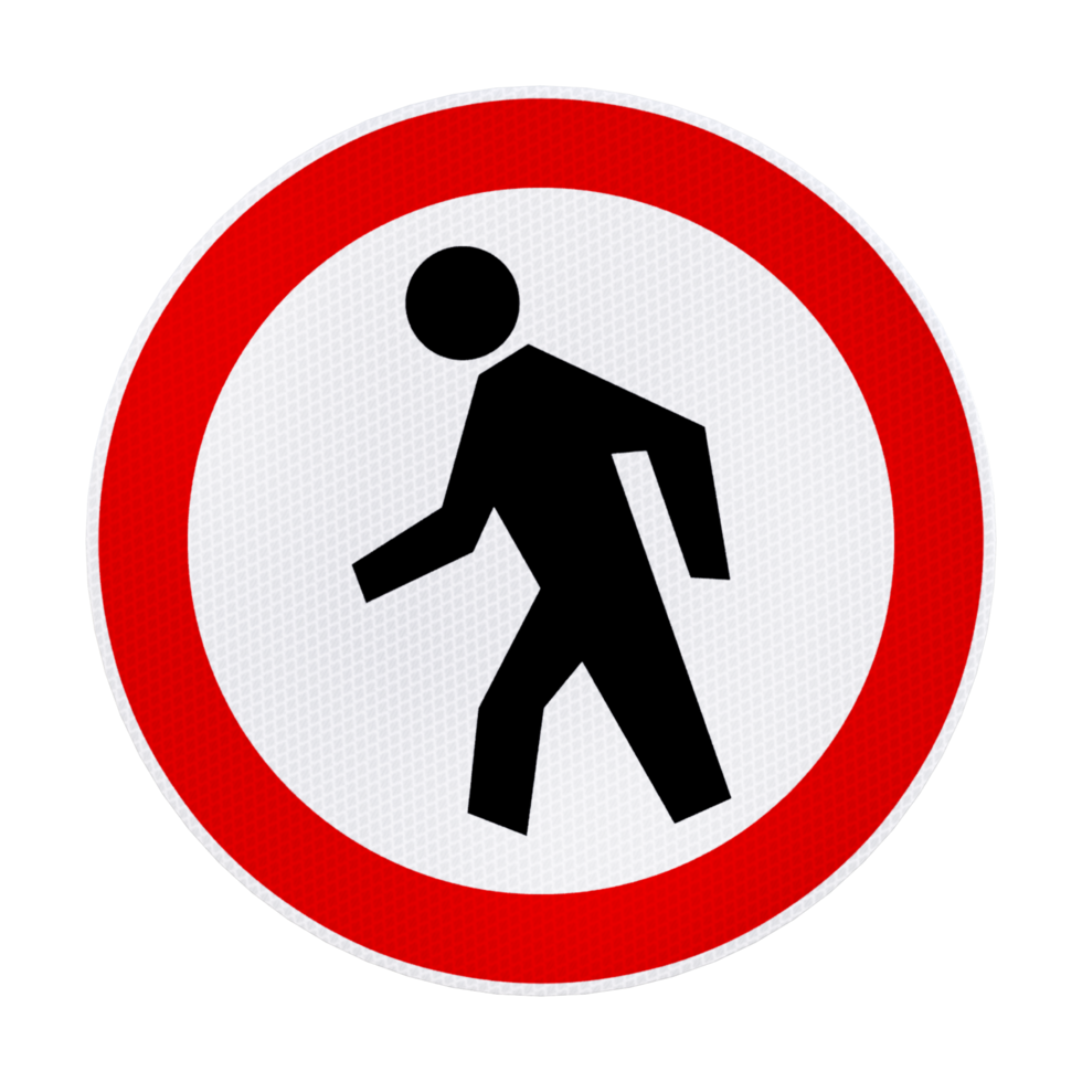 traffic signs isolated 3d render png