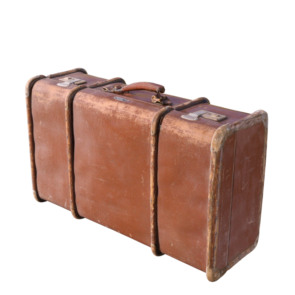 suitcase for travel 3d rendering png