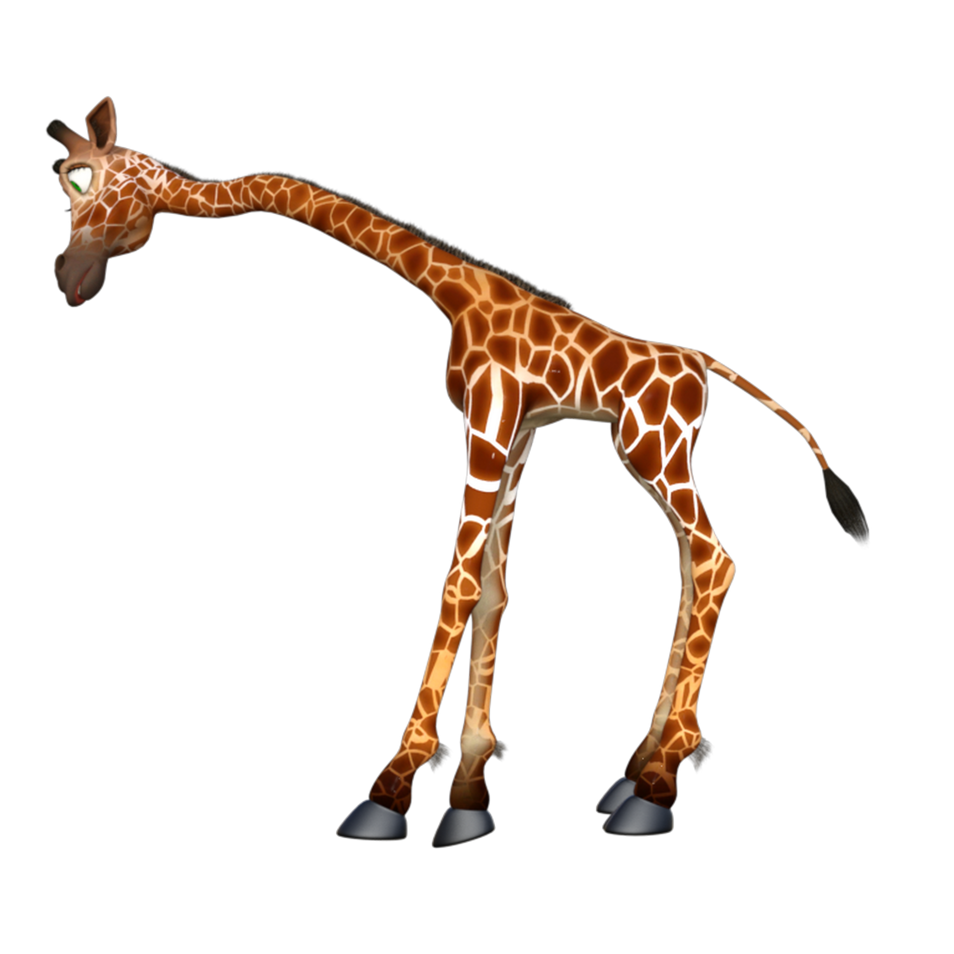 giraffe animal isolated 3d rendering 21013932 PNG