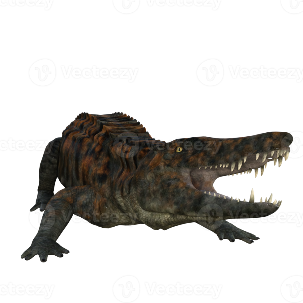 uberabasuchus dinossauro isolado 3d render png