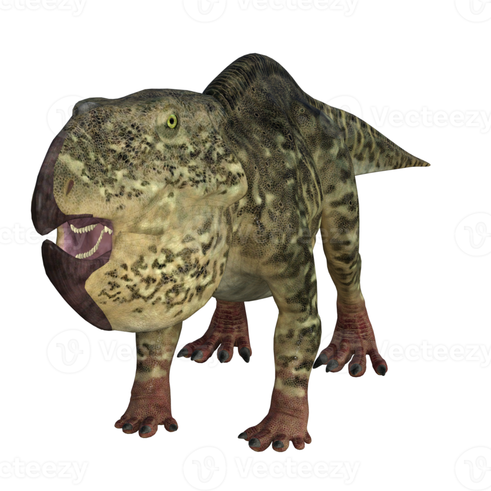 udanoceratops dinosaurie isolerat 3d framställa png