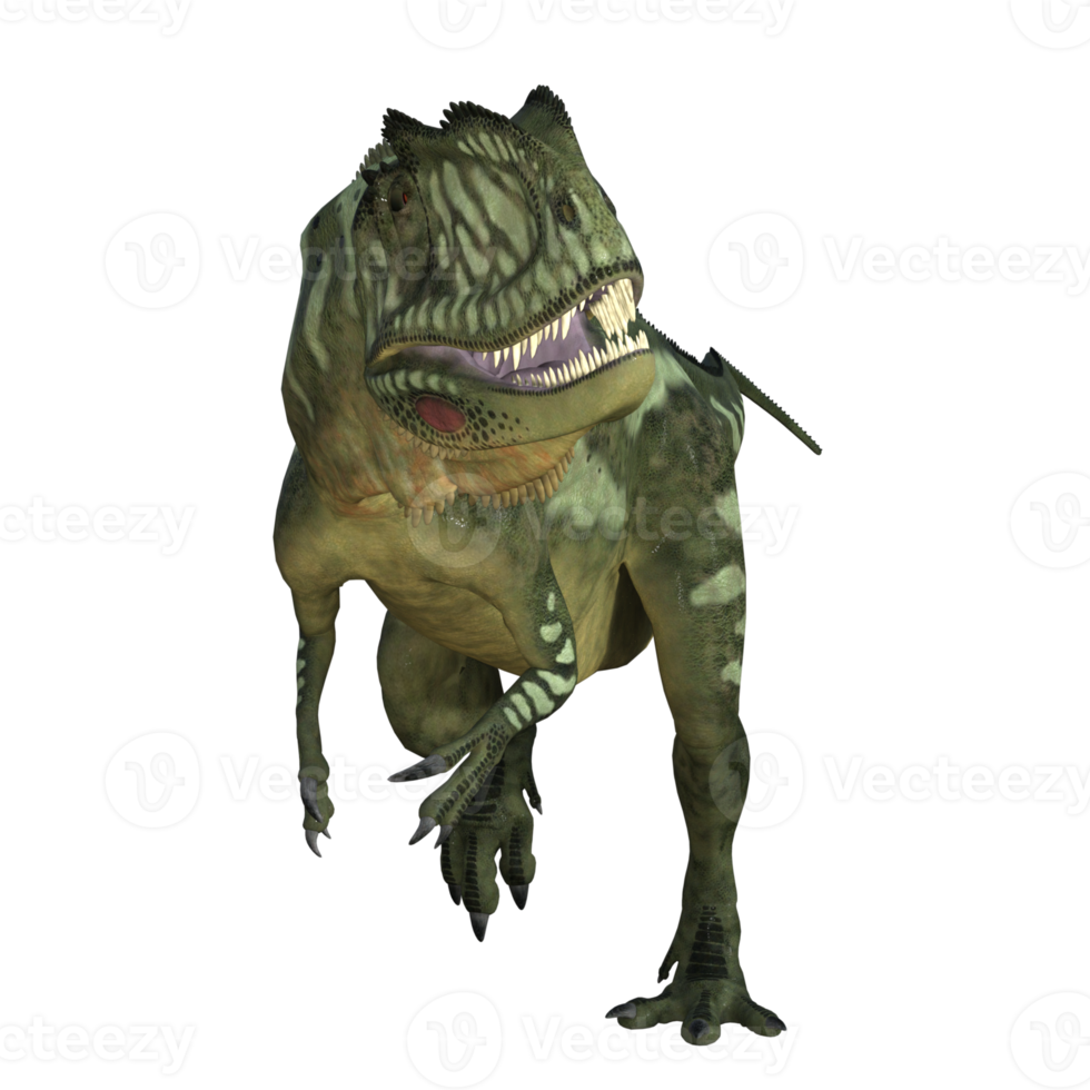 yangchuanosaurus dinosaurus geïsoleerd png