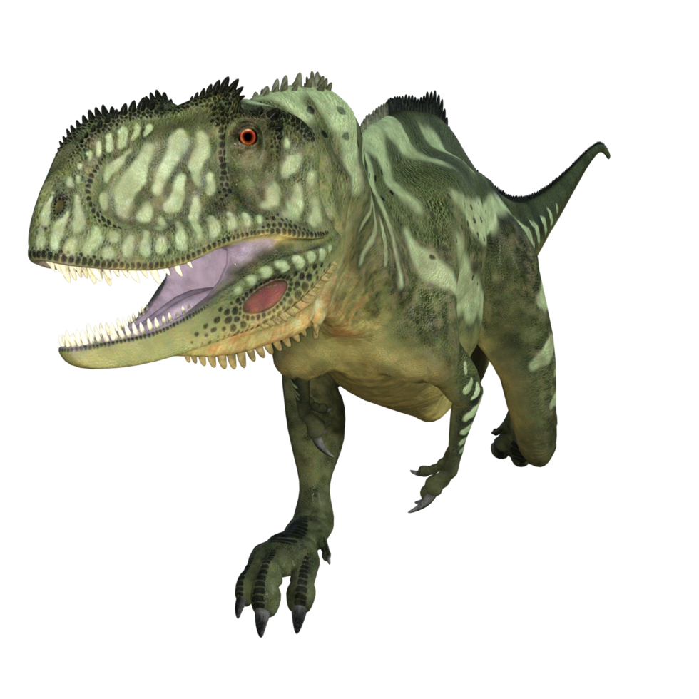 yangchuanosaurus dinosaure 3d le rendu png