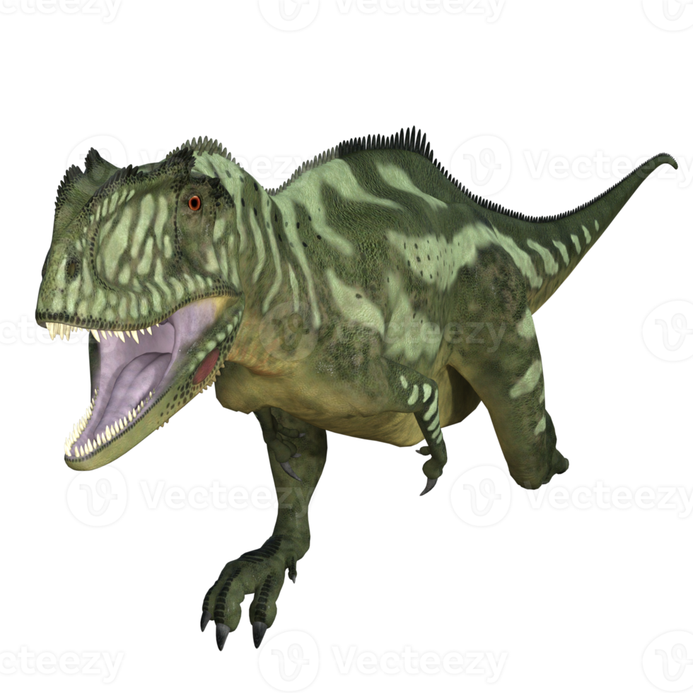 Yangchuanosaurus dinosaur isolated png