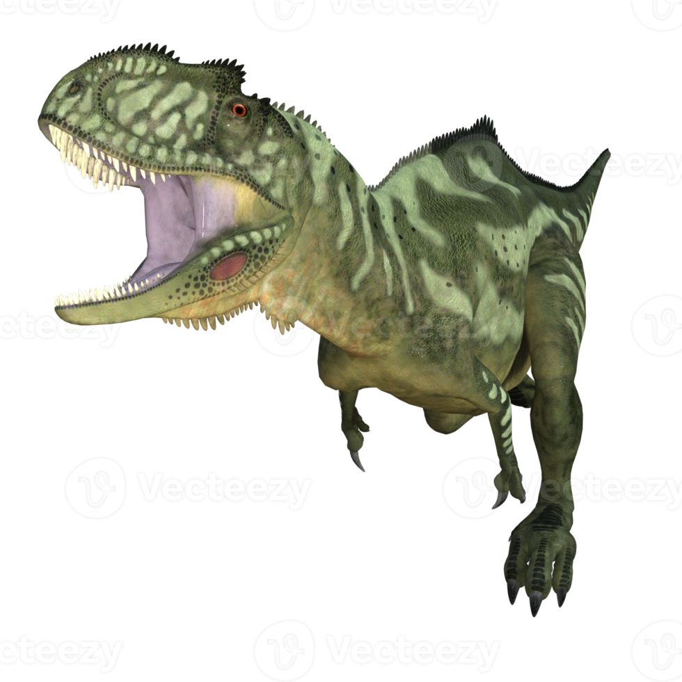 yangchuanosauro dinosauro isolato png