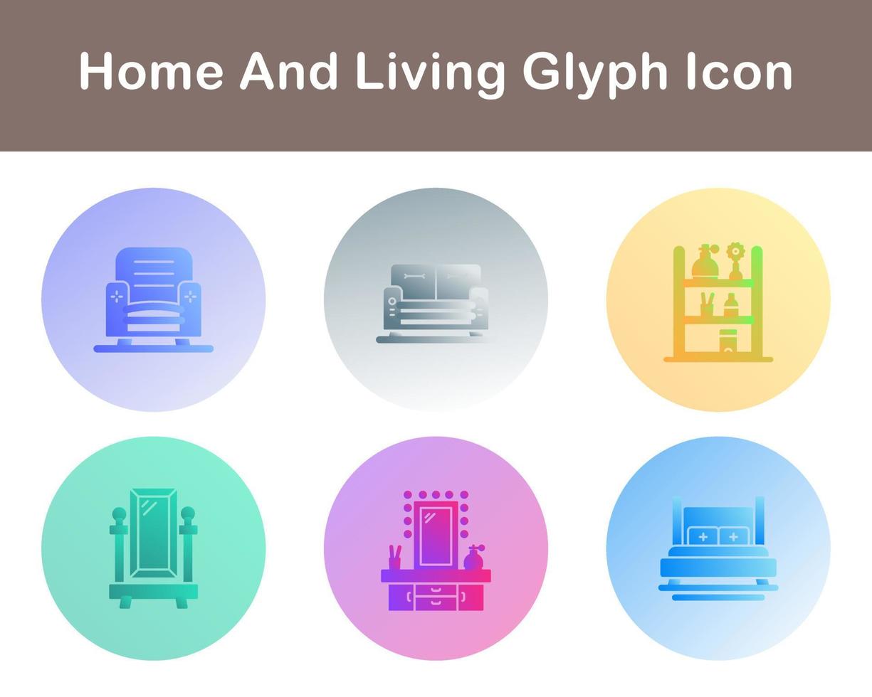 Home And Living Vector Icon Set