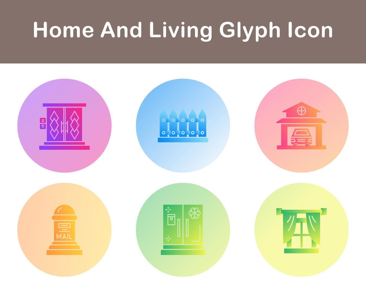 Home And Living Vector Icon Set