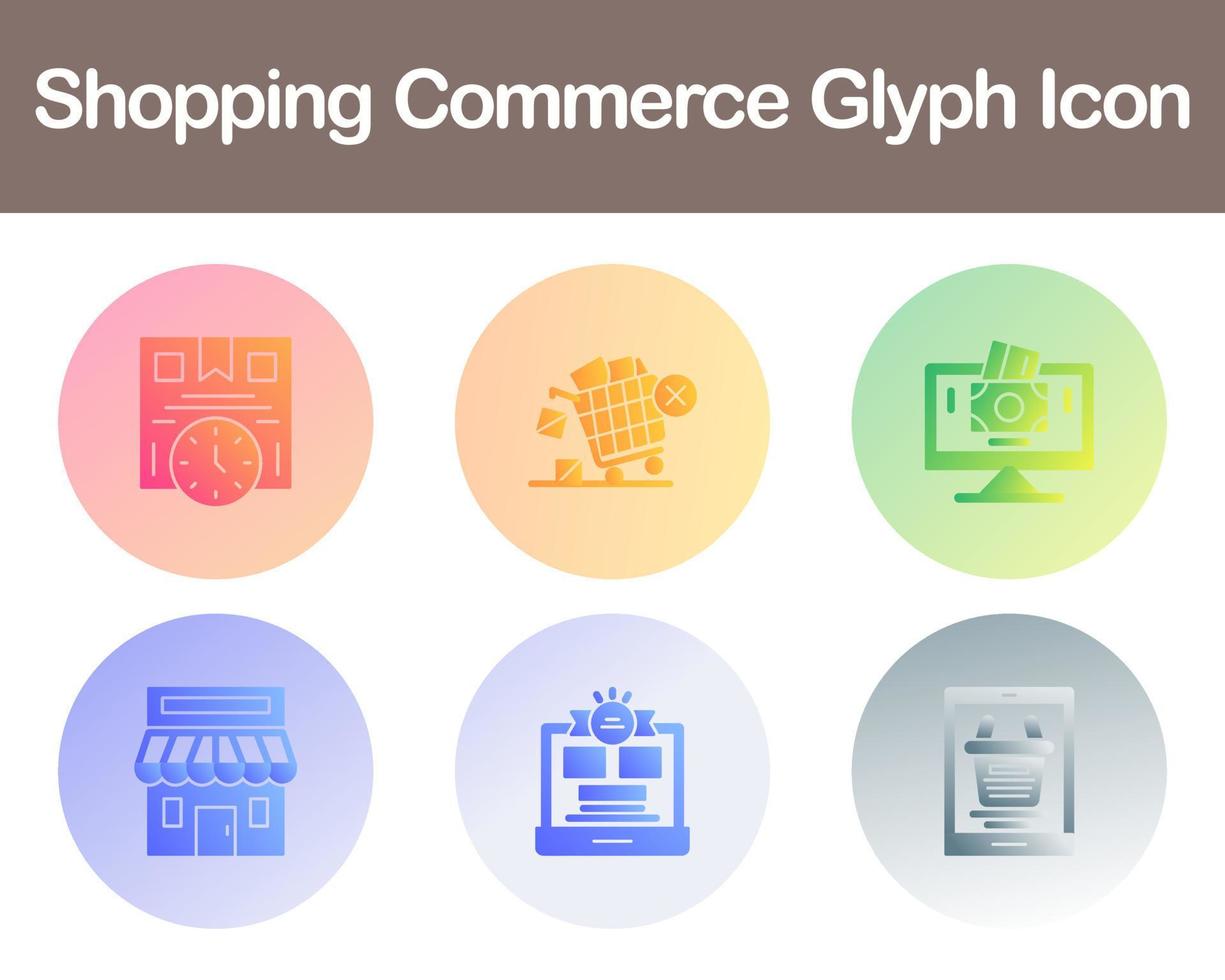 Shopping Commerce Vector Icon Set