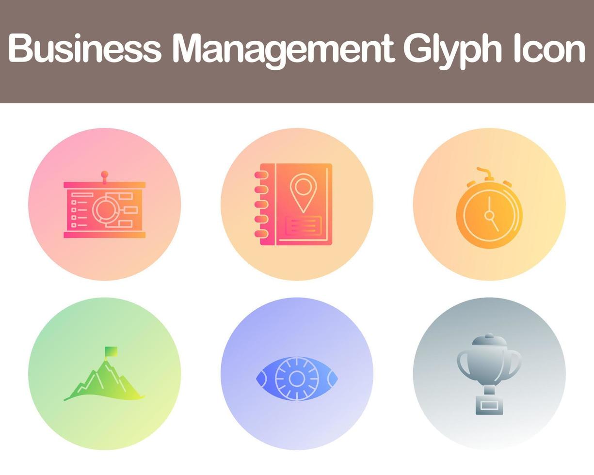 Business Management Vector Icon Set