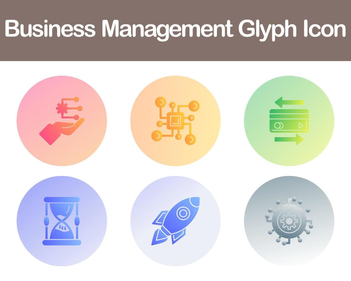 Business Management Vector Icon Set