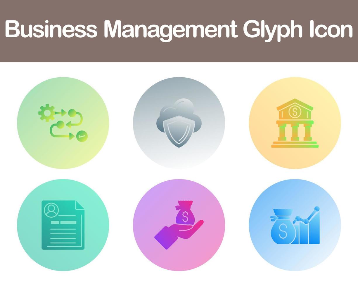 Business Management Vector Icon Set