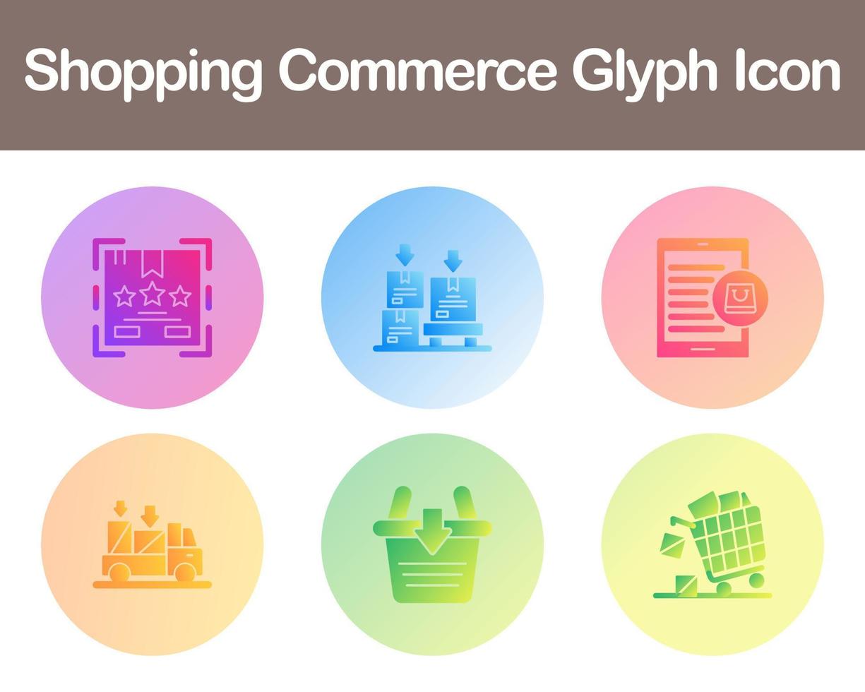 Shopping Commerce Vector Icon Set