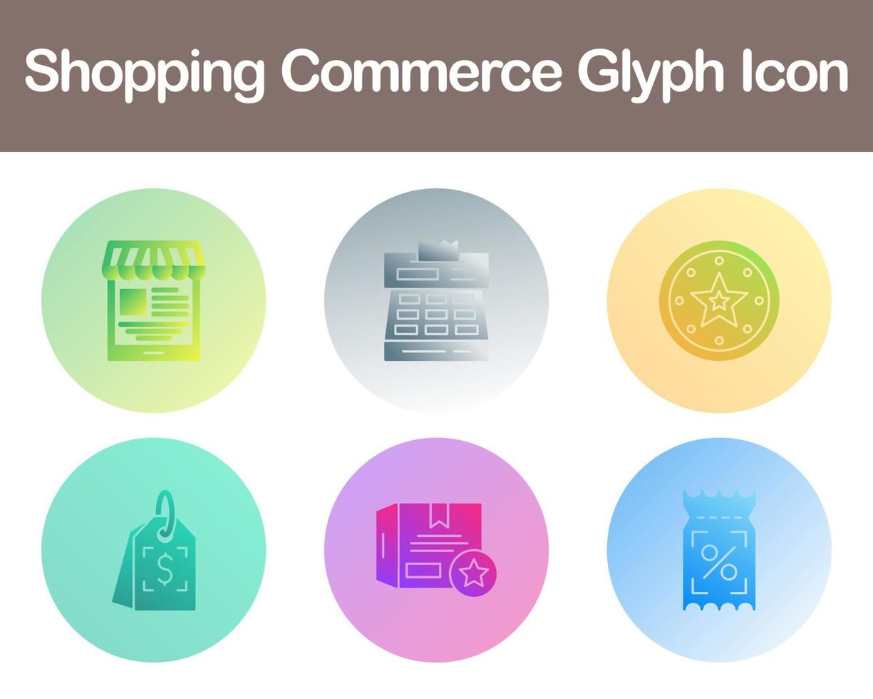 Shopping Commerce Vector Icon Set