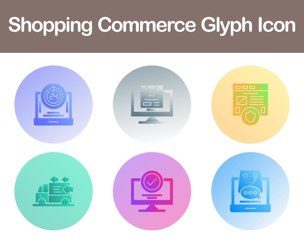 Shopping Commerce Vector Icon Set