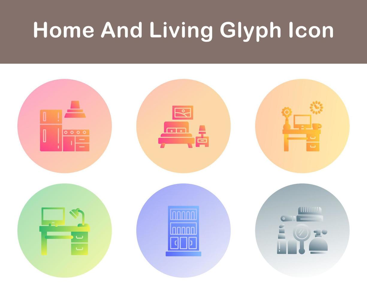 Home And Living Vector Icon Set