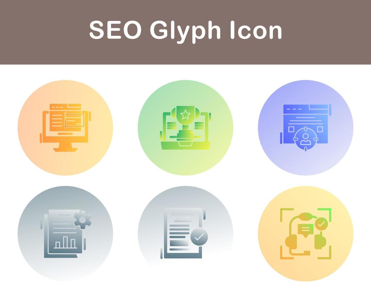 SEO Vector Icon Set