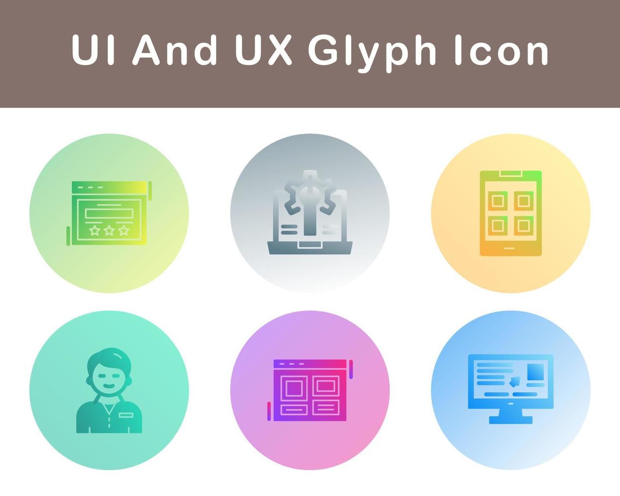 UI And UX Vector Icon Set