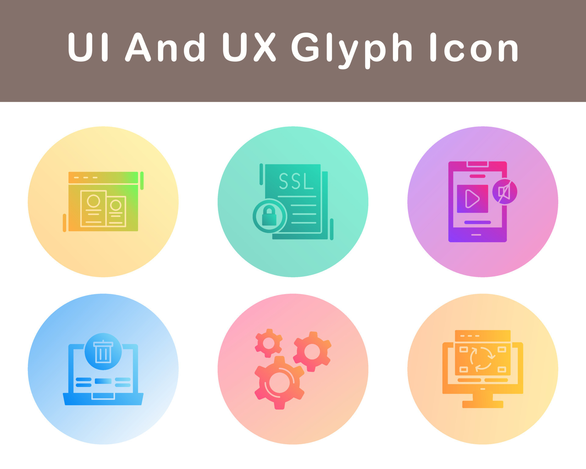 UI And UX Vector Icon Set 21014202 Vector Art at Vecteezy