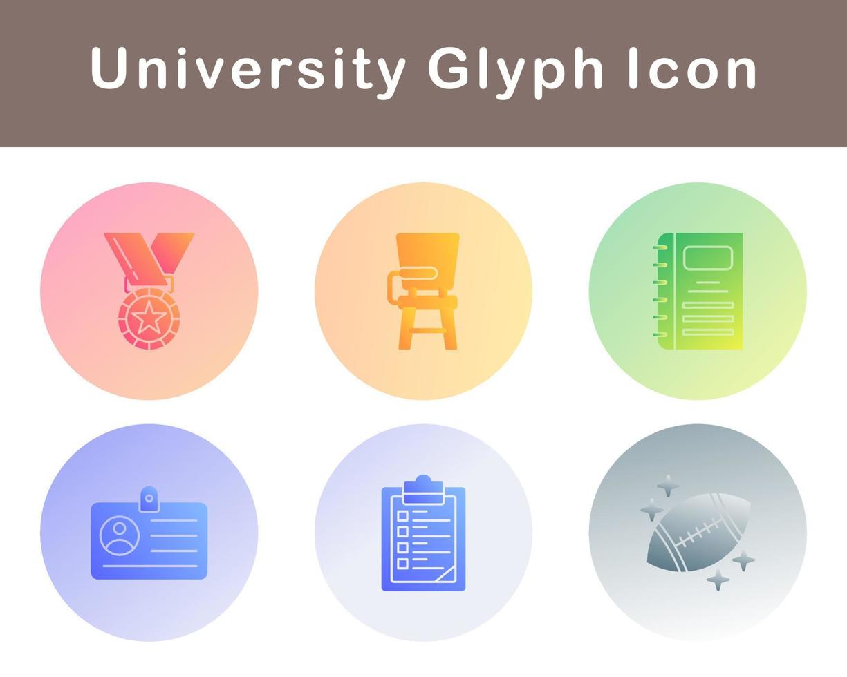 university Vector Icon Set