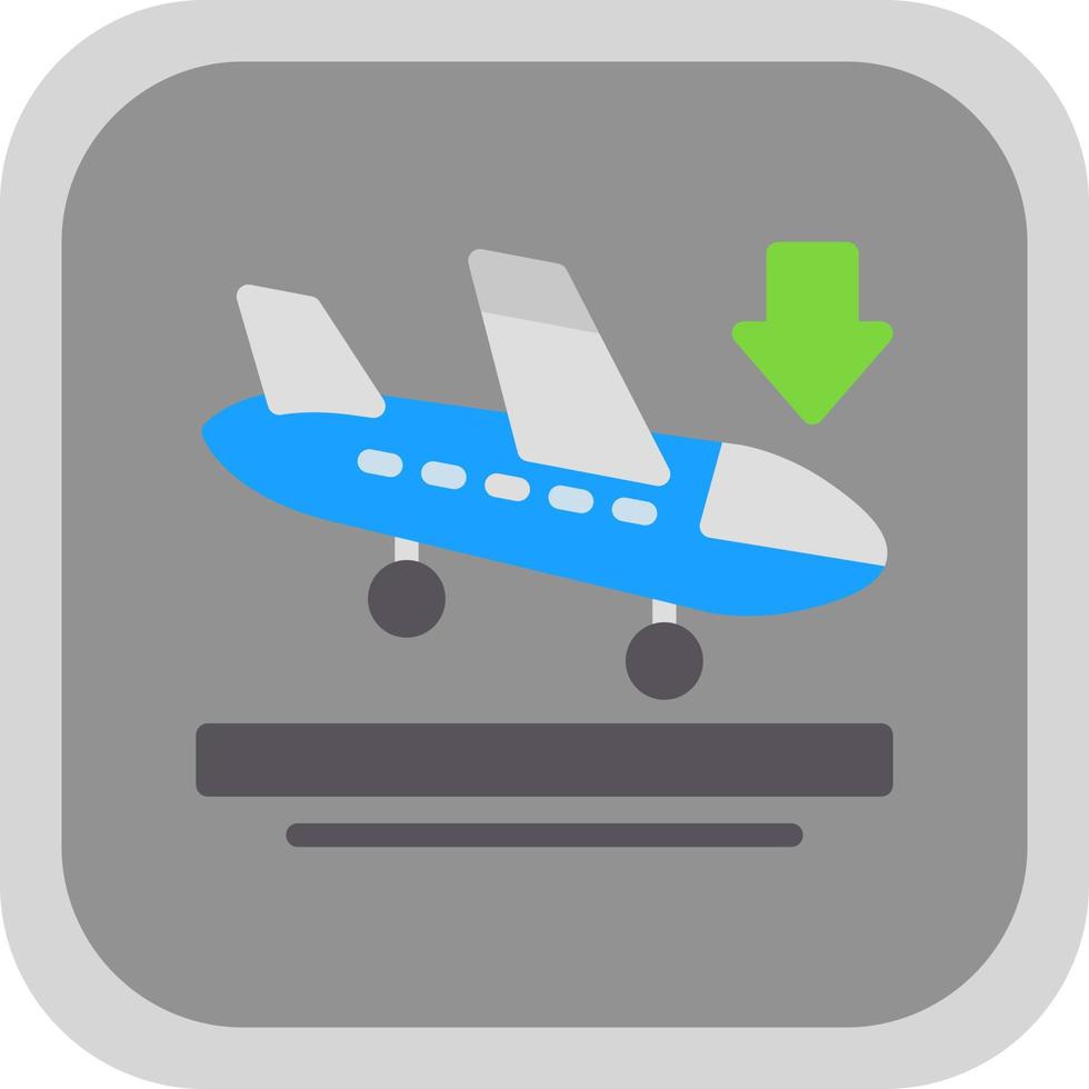 Landing Vector Icon Design