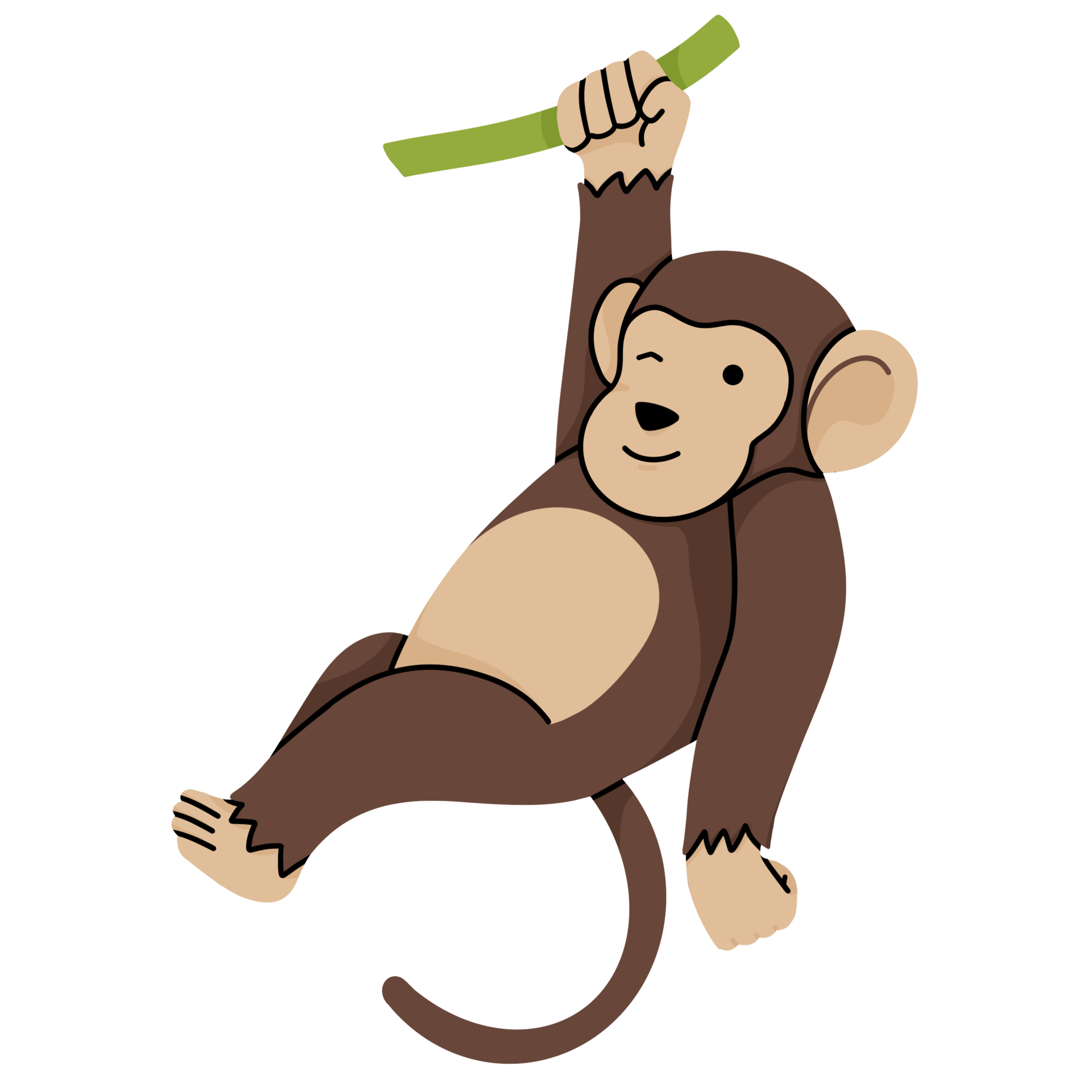 cute monkey png