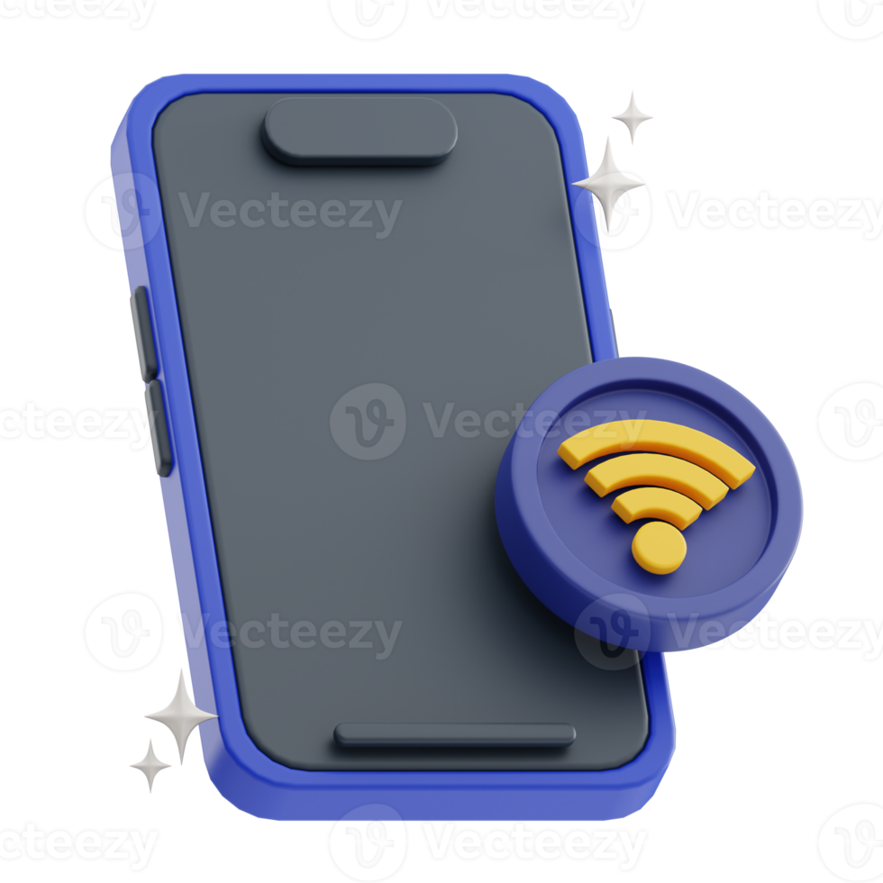Smart Phone 3D Illustration png