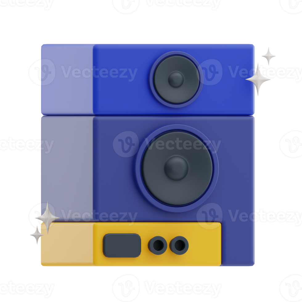 Smart Speaker 3D Illustration png