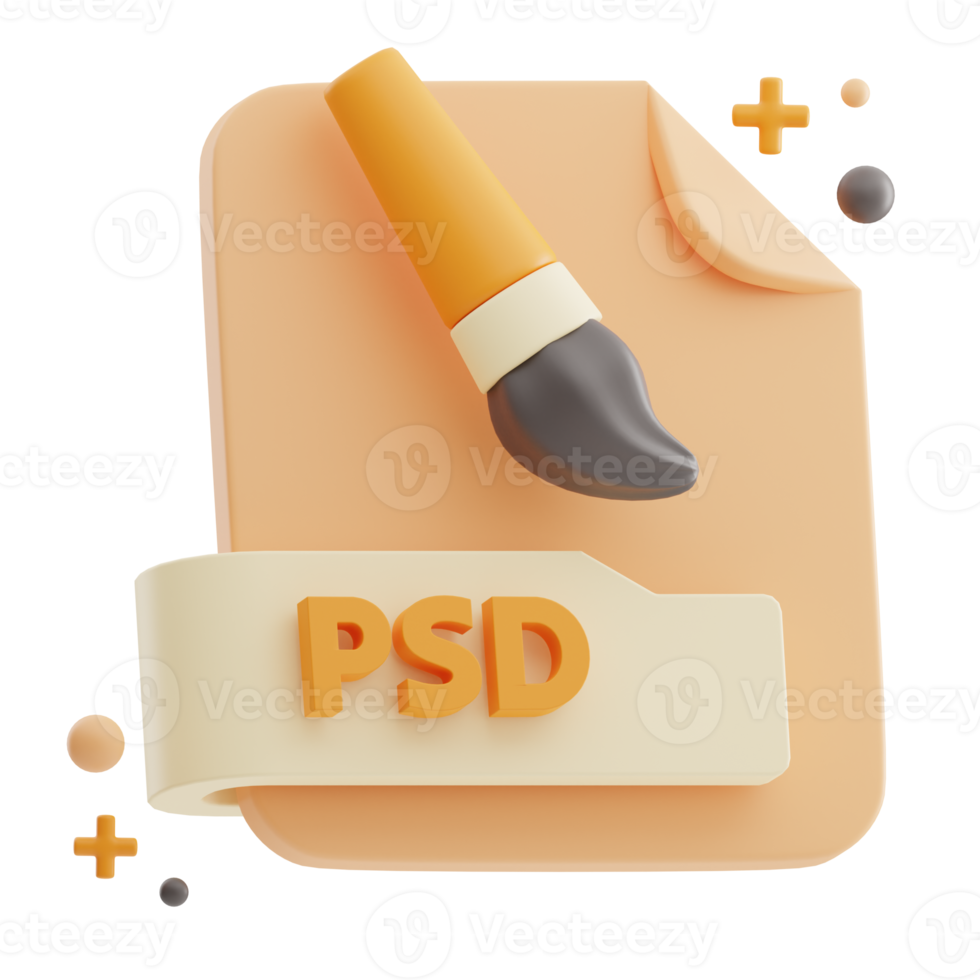 PSD File Art Design 3D Illustration png