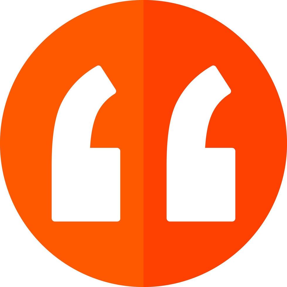 Quote Left Vector Icon Design