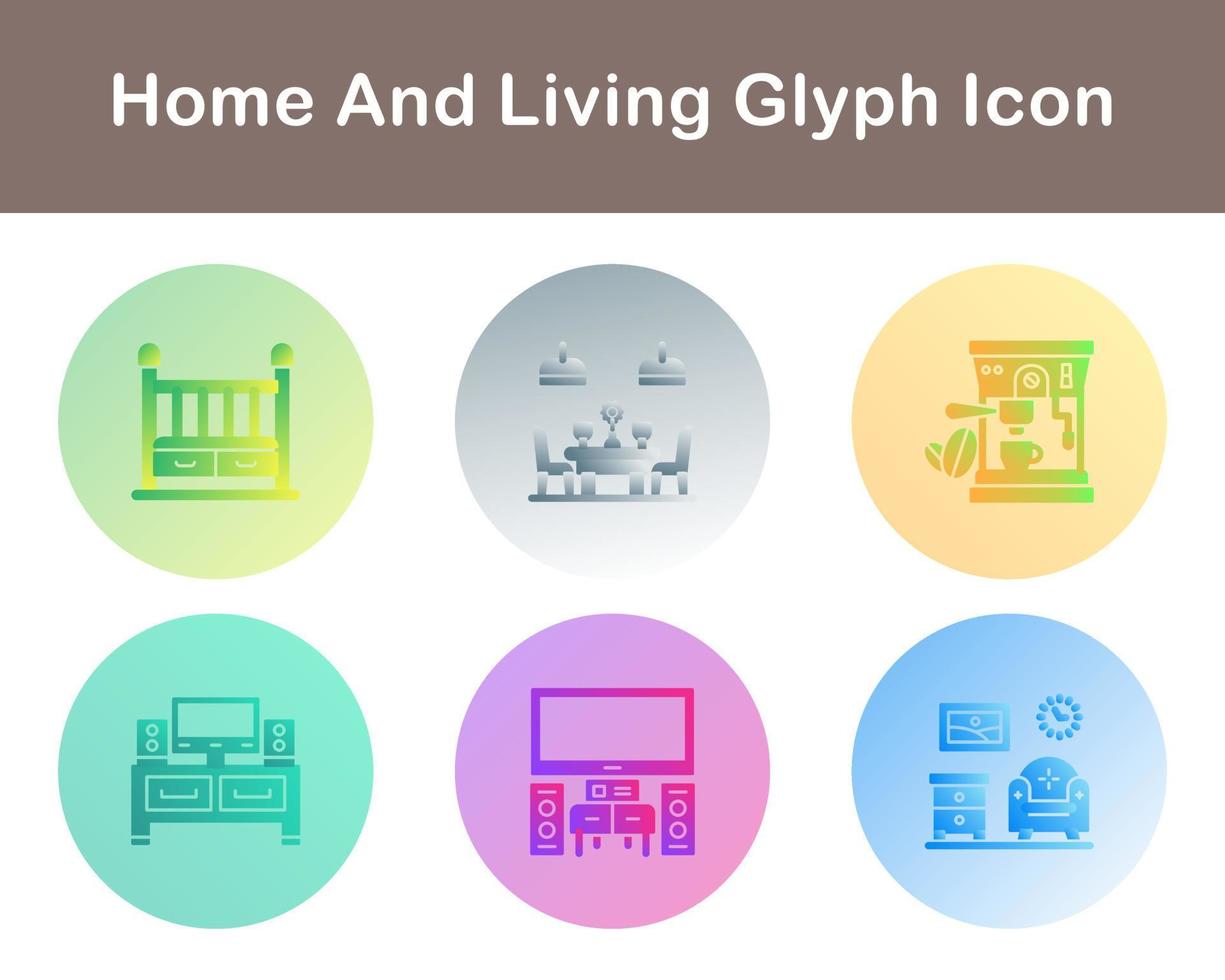 Home And Living Vector Icon Set