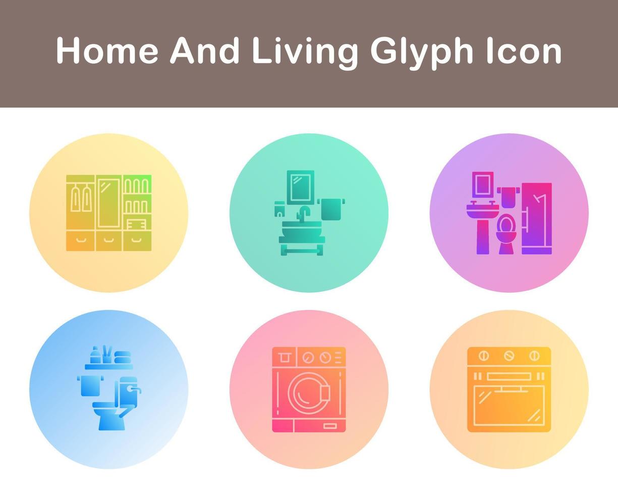 Home And Living Vector Icon Set