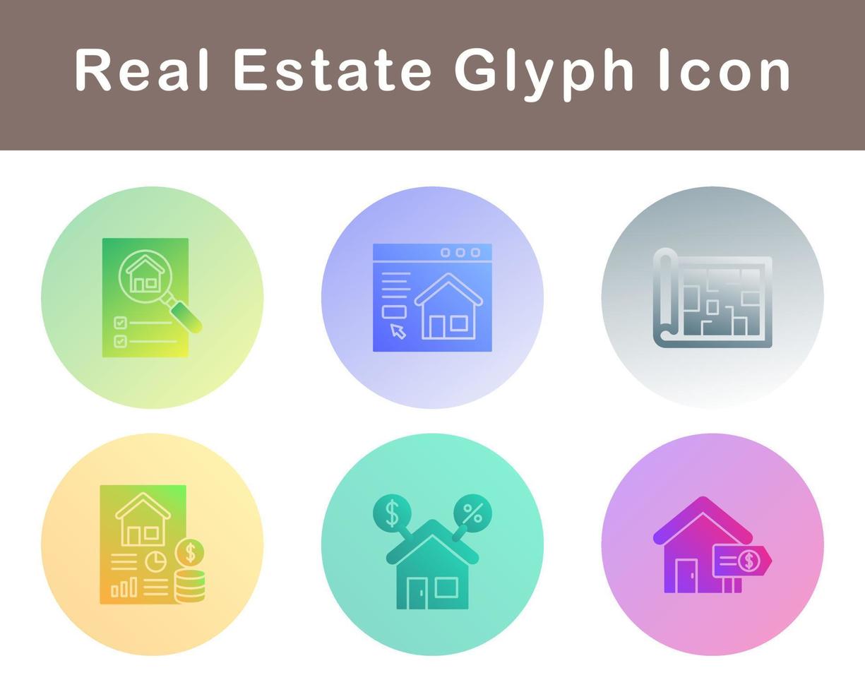 Real Estate Vector Icon Set