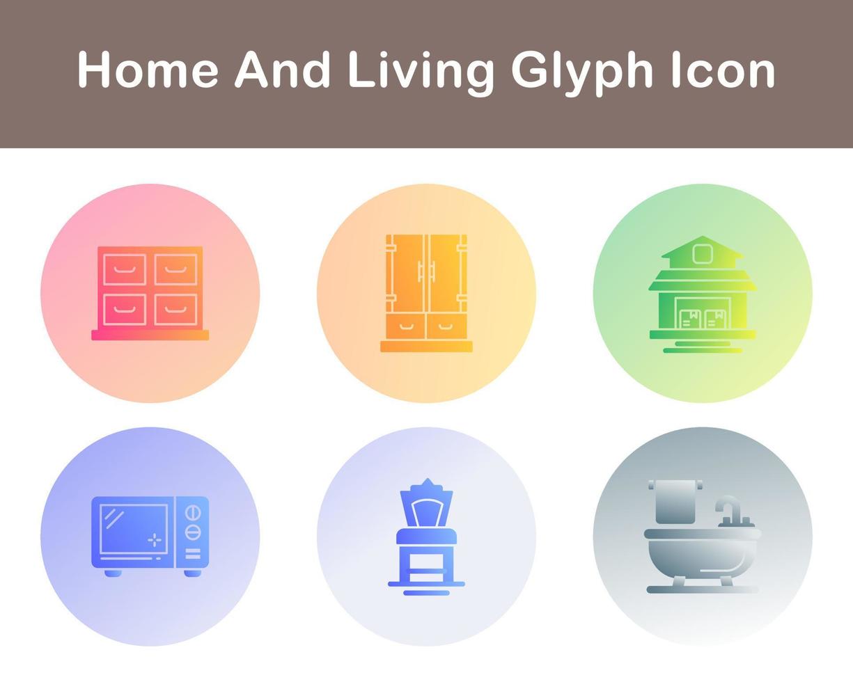 Home And Living Vector Icon Set