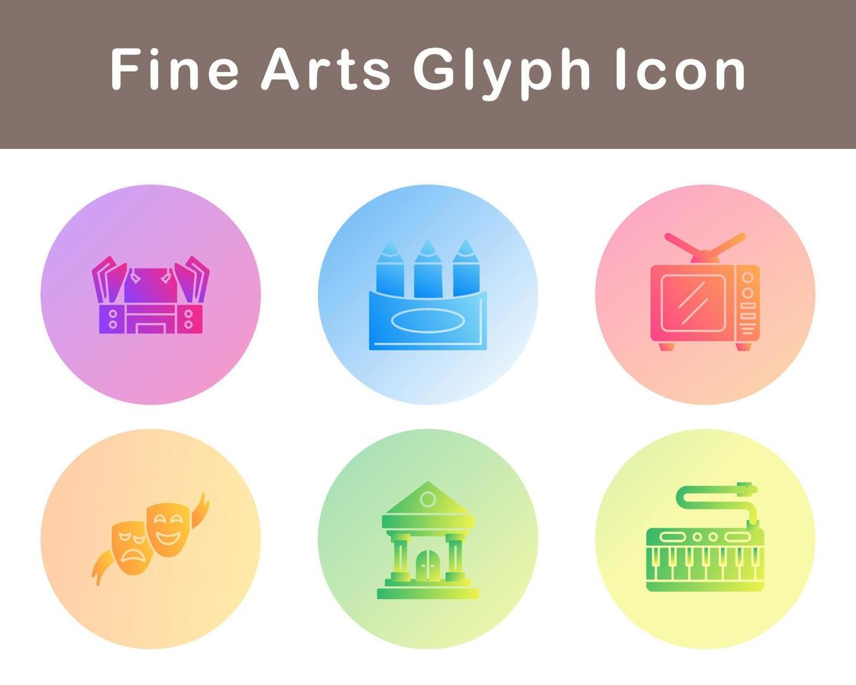 Fine Arts Vector Icon Set