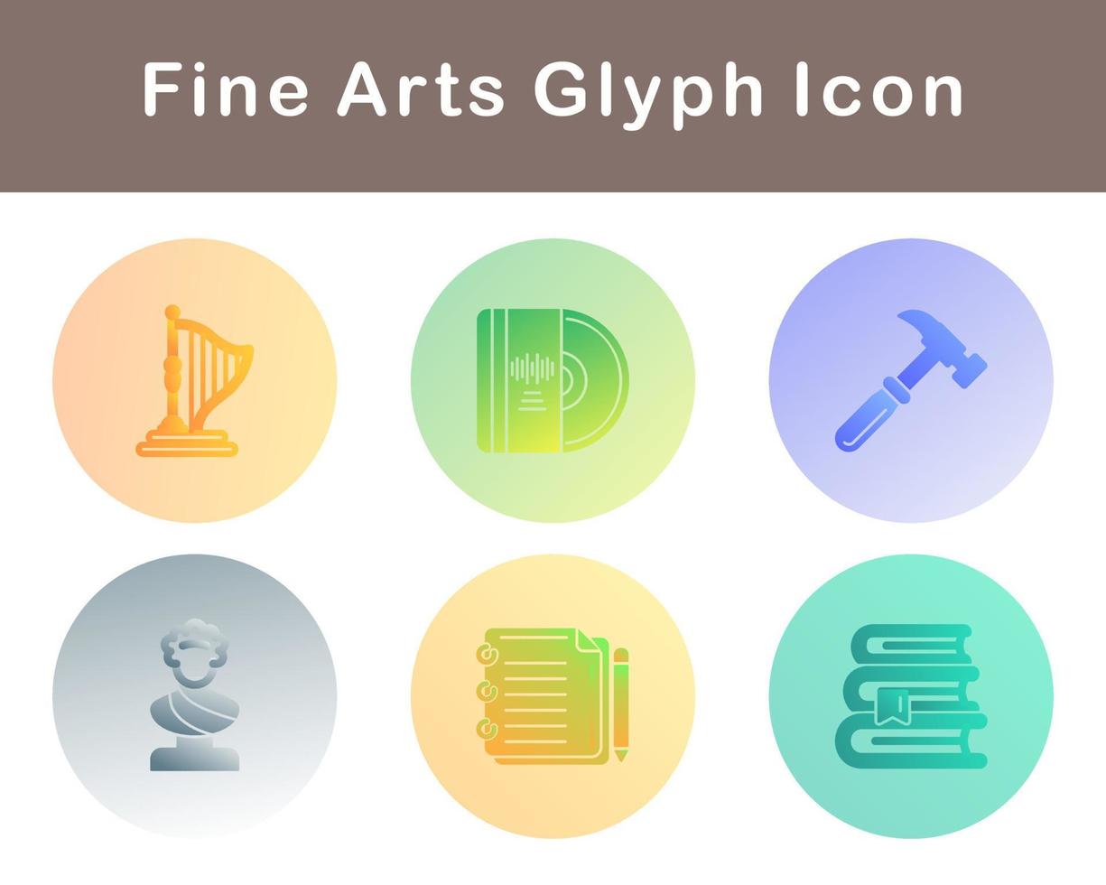 Fine Arts Vector Icon Set