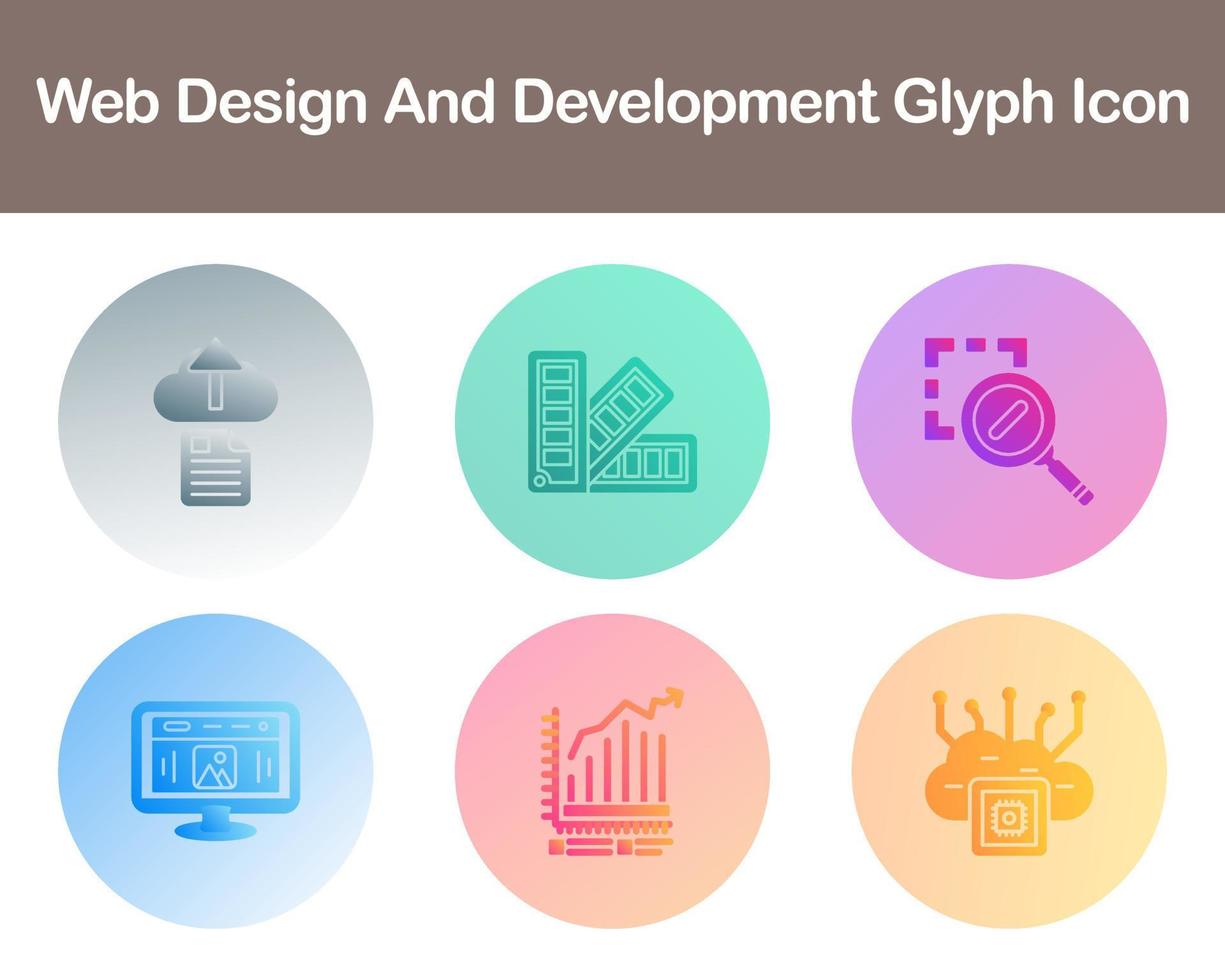 Web Design And Development Vector Icon Set