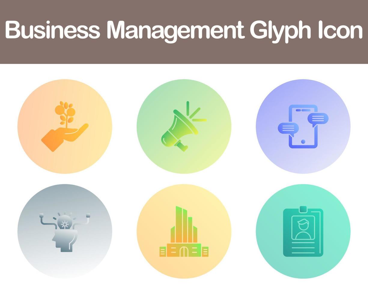 Business Management Vector Icon Set