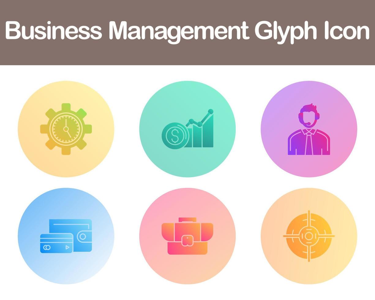 Business Management Vector Icon Set