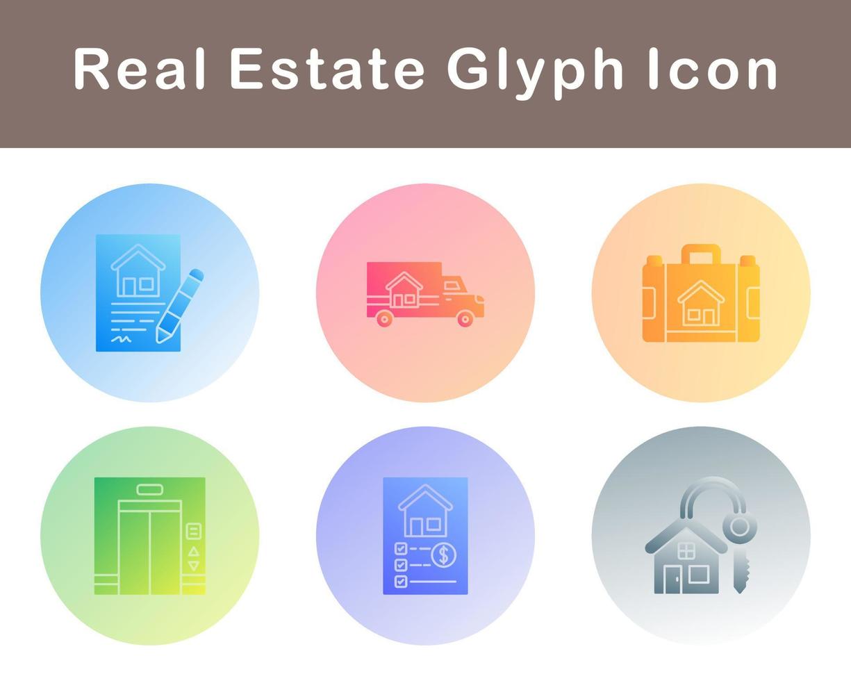 Real Estate Vector Icon Set