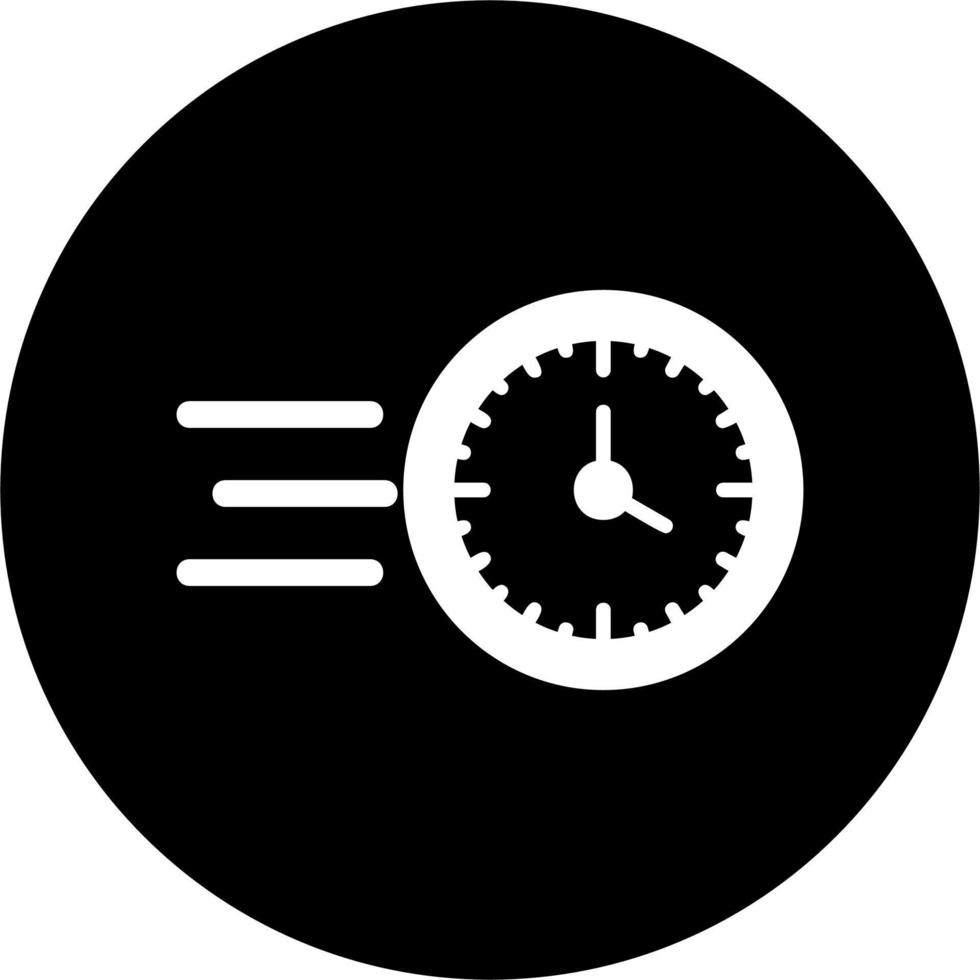 hora rápido vector icono