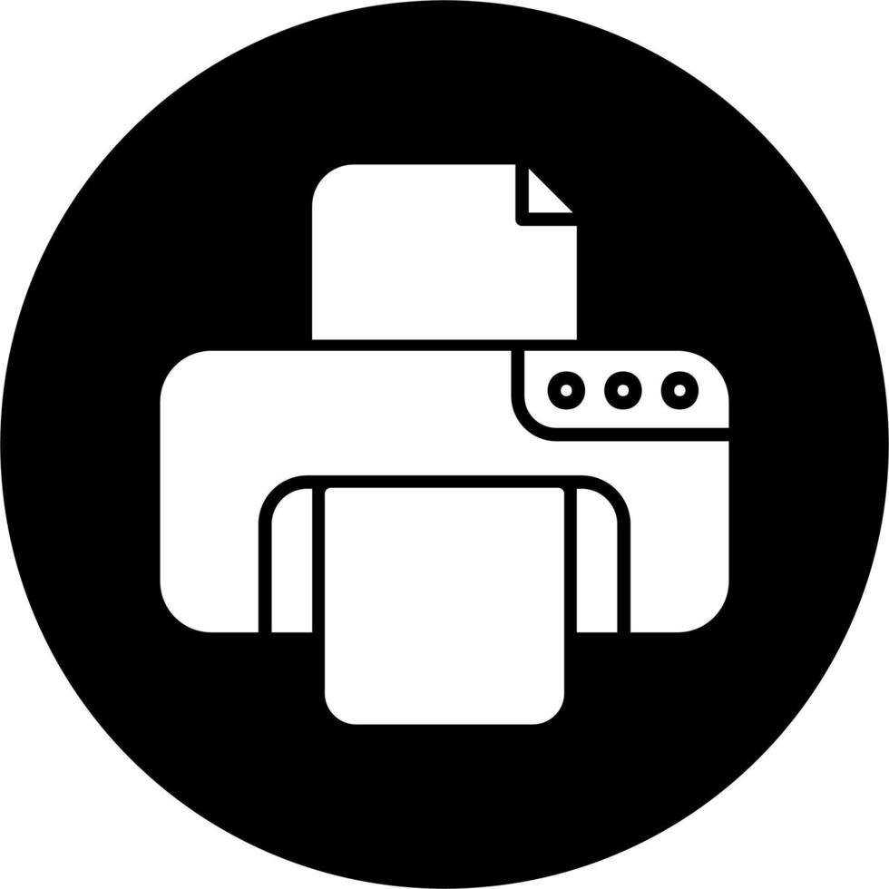 Printer Vector Icon